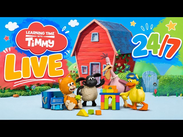 Learning Time with Timmy 24/7 LIVE Stream 🌟 #livestream
