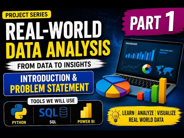 Real-Time Data Analysis Project 🚀 | Complete Project for Beginners | DataZenith – Part 1