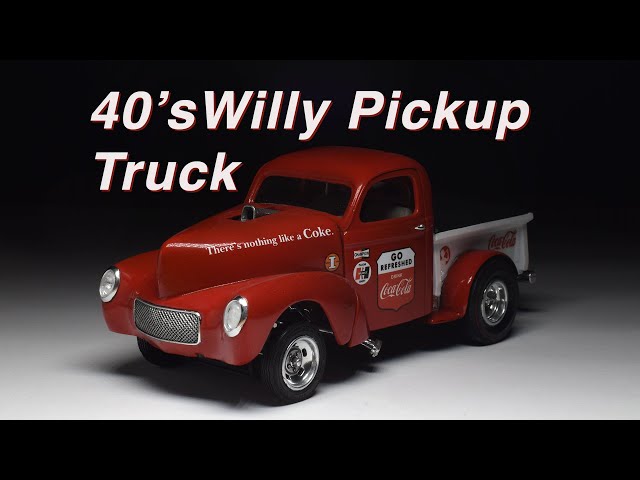 Building Willy Pickup Truck | AMT Model kit step by step | ASMR Building