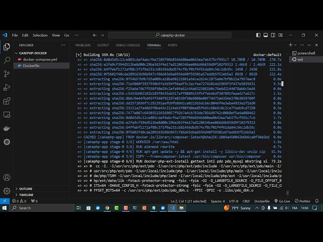 Docker CakePhp App