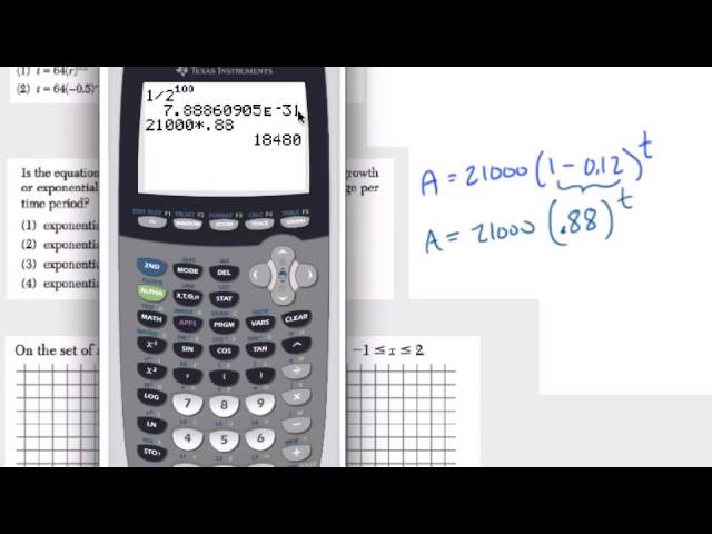 Exponential Functions 6   Algebra Regents