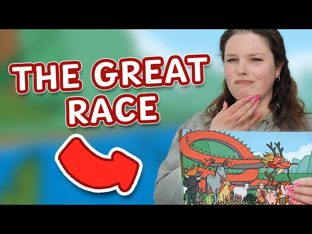 Zodiac Origin Story | The Story of the Great Race for Kids! | Lunar New Year | Chinese New Year