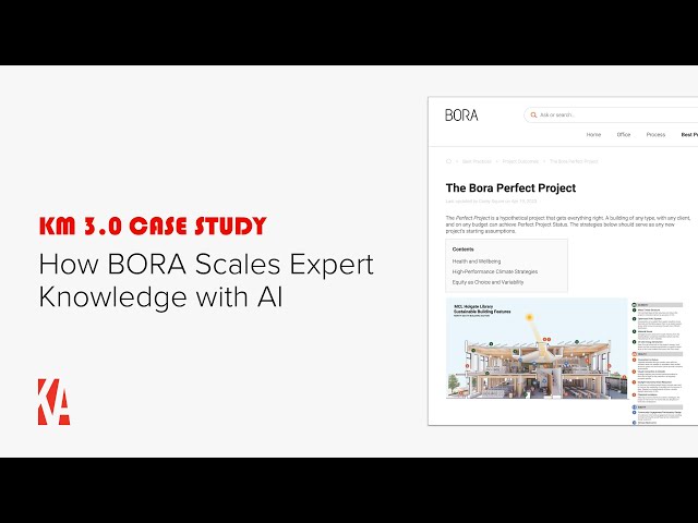How Bora Scales Expert Knowledge