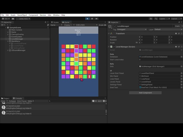 Unity Mobile Game Demo Version 22.06.26