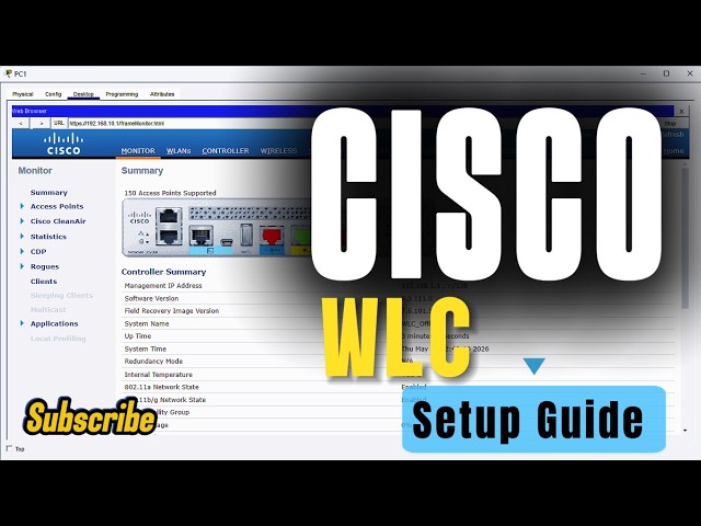 Fix Cisco WLC Client Connection Failures in Cisco Packet Tracer - Full Setup Guide. 