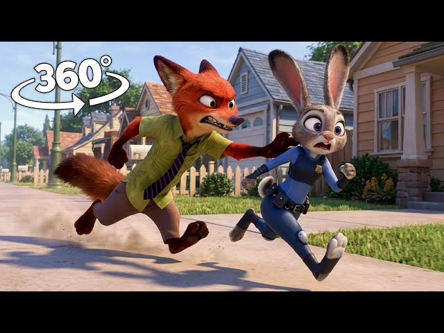 360°– Nick Wilde Attacks Judy Hopps | VR 8K