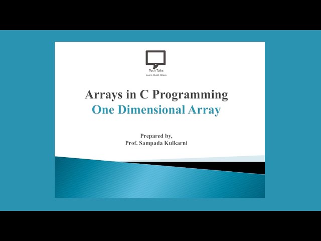 1D Array | Arrays in C Programming | Data Structures