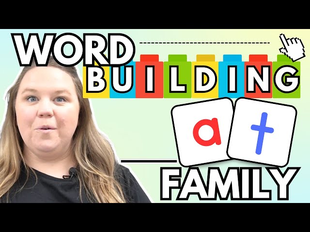 Make Spelling Easy! // Short A Phonics // -at Word Family