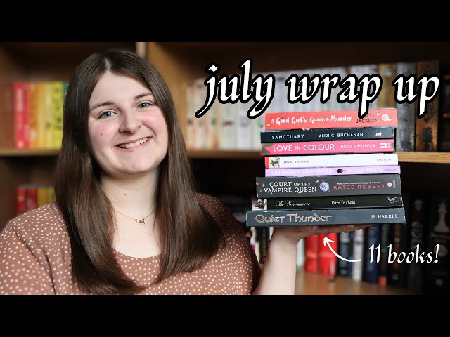 July Wrap Up // ranking and reviewing all the books I read in July 2023