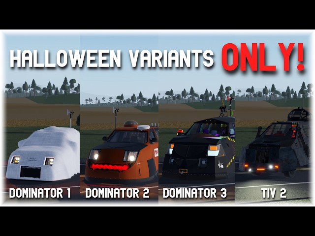 Twisted, But I Can Only Chase With The Halloween Variants Of Interceptors! | Roblox Twisted 1.22