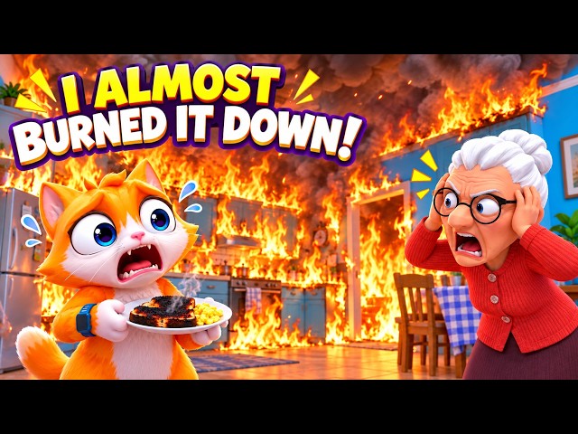 I Almost BURNED DOWN Granny’s House Making Breakfast! - I Am Cat VR