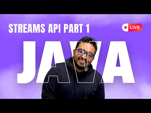 Java Streams API Level 1 (Part 1 / 2) | Learn with me