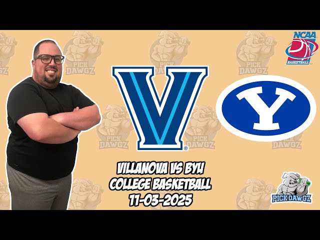Villanova vs BYU 11/3/25 Free College Basketball Picks and Predictions | NCAAB Pick