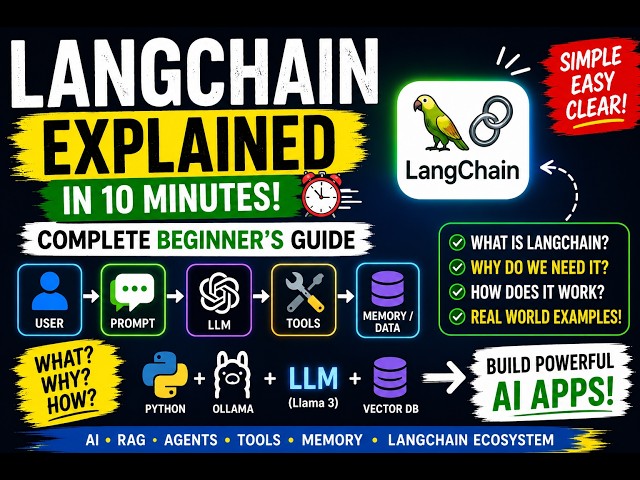 🚀 LangChain Explained for Beginners | The Missing Piece Between You and LLMs