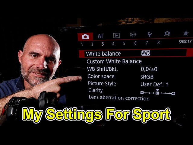 MY CAMERA SETTINGS FOR SPORT - Photography tips