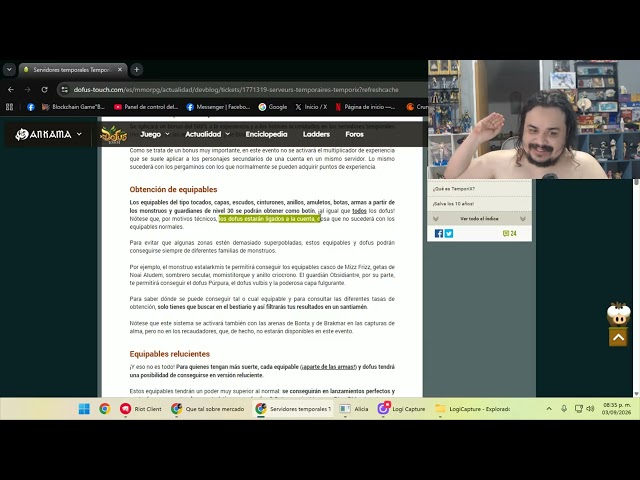 Todo Sobre El Nuevo Servidor ! Fecha! y Wow! Dofus drop! Sin limite de PA/pm #dofustouch