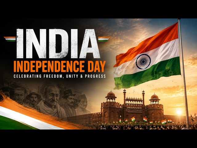 India Independence Day PowerPoint Presentation  History, Freedom & Celebration