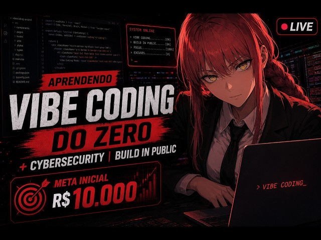 Dia 16 | Aprendendo CyberSecurity do Zero + Vibe Coding | Build in Public | Meta R$ 10.000