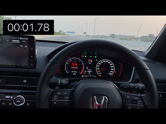 0-100 RS Civic 2022 | Acceleration Test | 1.5 Turbo 176 BHP