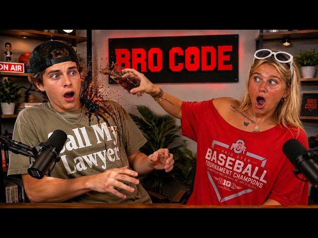 We kicked her off the podcast...