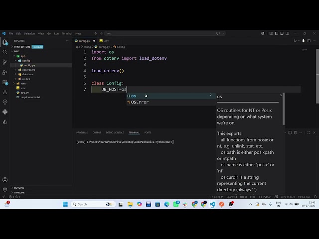 Flask Application: Part 6 #codemechanica  #youtube #creator #coding #application #flask #python