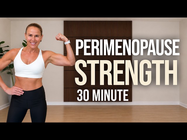 30 MIN Standing Dumbbell Workout | Perimenopause Strength (No Repeat)