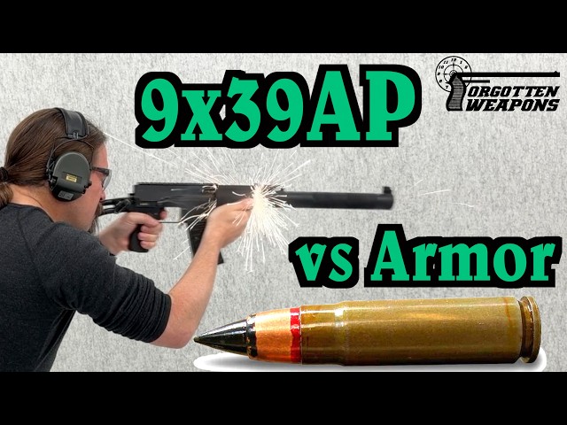 Testing 9x39 SP6 AP Ammo Against Body Armor
