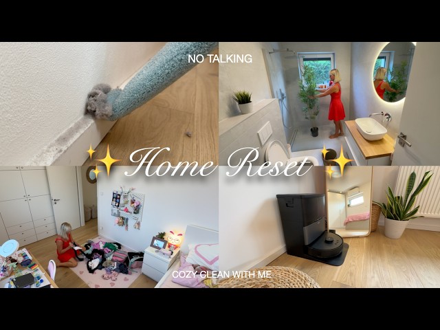 Satisfying Home Reset ✨ ASMR Cleaning Motivation | Bedroom Deep Clean & Kitchen Reset