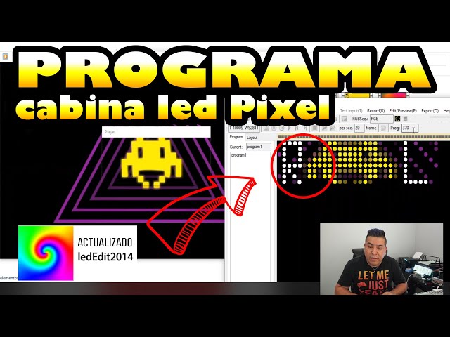 How to Program LED Pixel Booth | ✅ lededit 2014 FREE