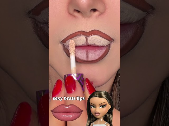 Bratz lip combo 🫦 #beautytips #makeuphack #makeuptutorial #makeup #makeupartist #beauty