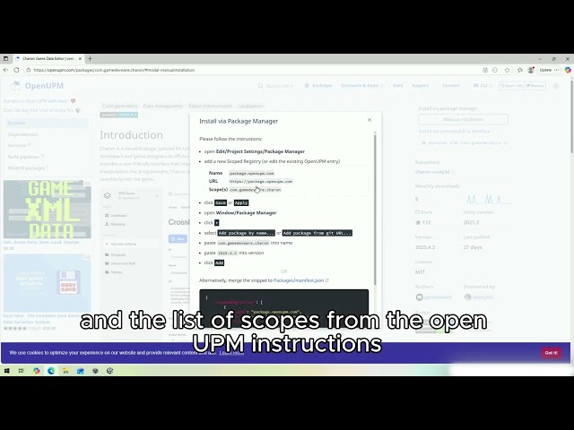 Unity | Installing the Plugin from OpenUPM | Charon