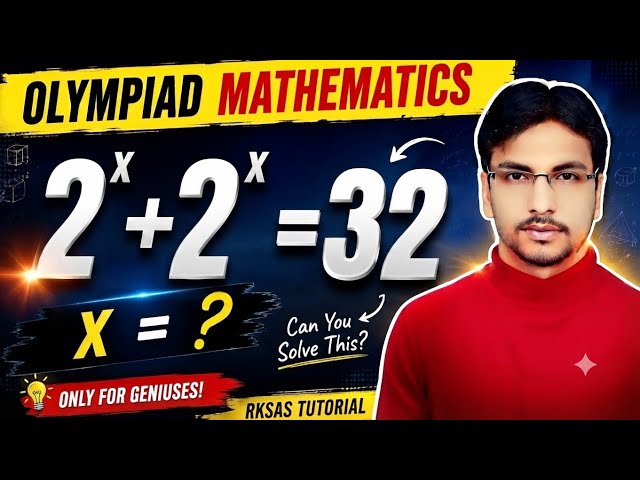 A Nice Olympiad Exponential Problem #olympiad #Hardvard #rksastutorial #maths