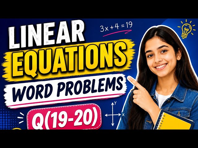 Linear Equations 14G RS Aggarwal 9th Class Word Problems 2026