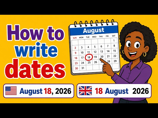 How to Write Dates in English | Grammar Lesson