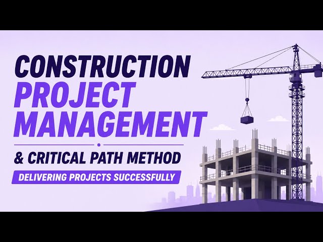 Construction Project Management & Critical Path Method | Delivering Projects Successfully | Uplatz