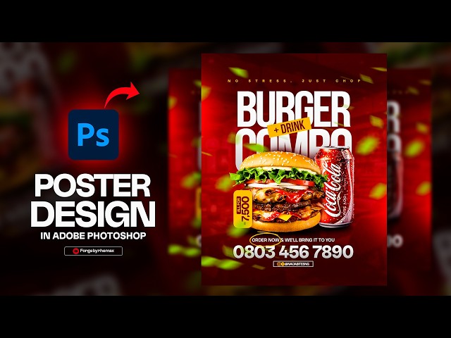 How to Design a Stunning Flyer in Photoshop | Social Media Poster Design Tutorial for Beginners