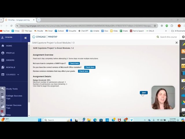 SAM Capstone Project 1a Excel Modules 1-3 Ensight Healthcare Consultants Updated 2024 Tutorial