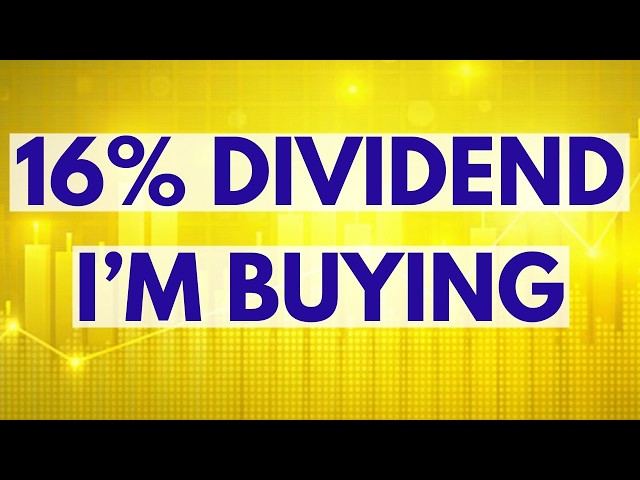 I'm Buying This 16% Dividend Fund