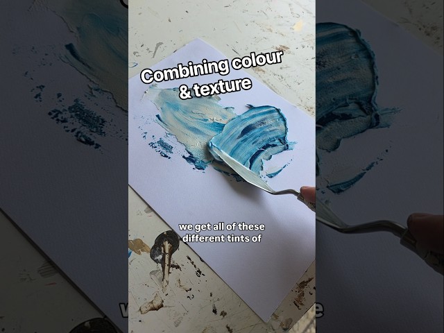 Favourite technique to combine colour with texture 🎨