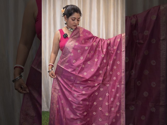 💫 Banarasi Tussar Sarees | Elegant Texture & Intricate Patterns #saree #sell #darsh