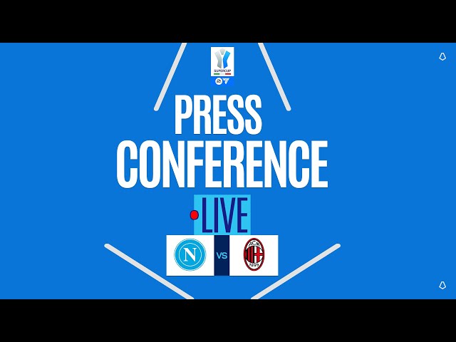 🔴 LIVE | Milan Press Conference | Napoli-Milan | EA SPORTS FC Supercup 2025/26