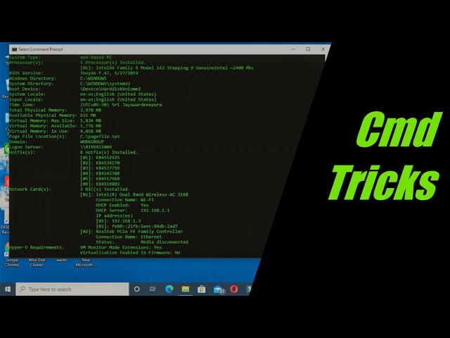 5 CMD Tips &Tricks in Tamil | CMD Tutorial for Beginners |#Command Prompt | #Windows 7/8/8.1/10