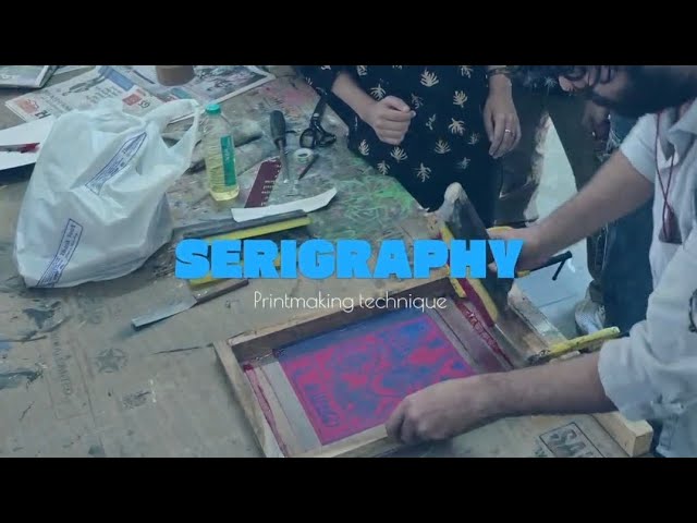 SERIGRAPHY | Glimpse on how to do serigraphy 