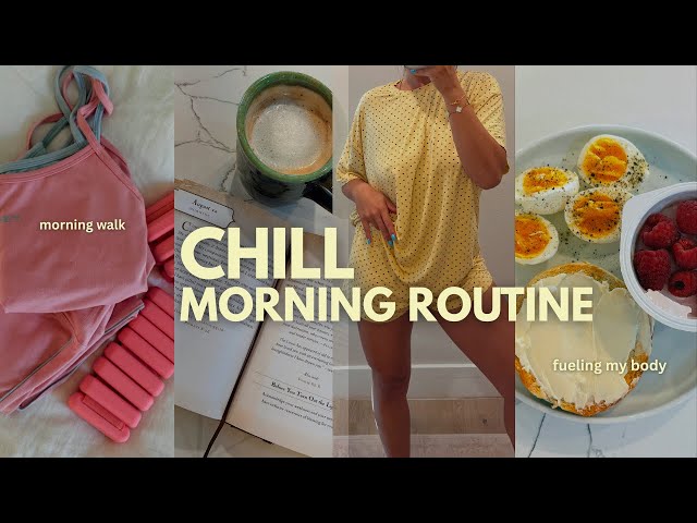 i tried a *chill* 7AM morning routine (and loved it) 💗