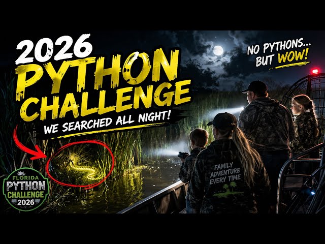 Family Python Hunt in the Florida Everglades (2026 Challenge)