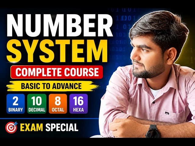 Number System Complete Tutorial in Hindi | ITI COPA | CCC | Computer Awareness
