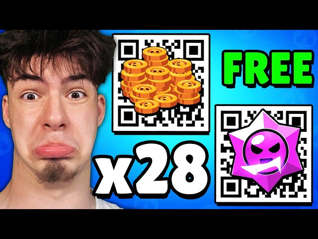 ALL 28 WORKING QR CODES IN BRAWL STARS (JUNE)
