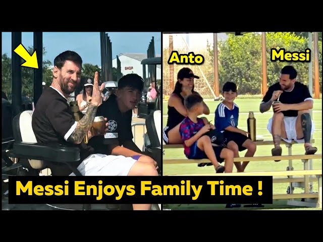 Messi Makes a SURPRISE Visit to his Kids Match at Inter Miami Academy Reactions