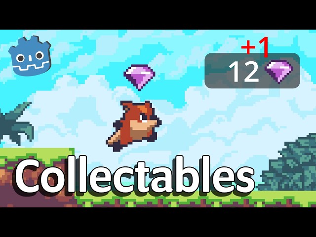 How to Add Collectables to Your Platformer in Godot