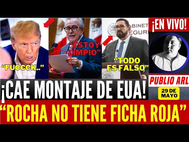 VIRNESAZO! CAE MONTAJE CONTRA ROCHA. FISCALÍA NIEGA FICHA ROJA. EUA EN RIDÍCULO, NO EXTRADICIÓN